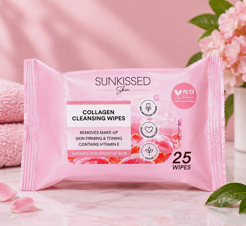 Sunkissed face wipes collagen - wipes,
