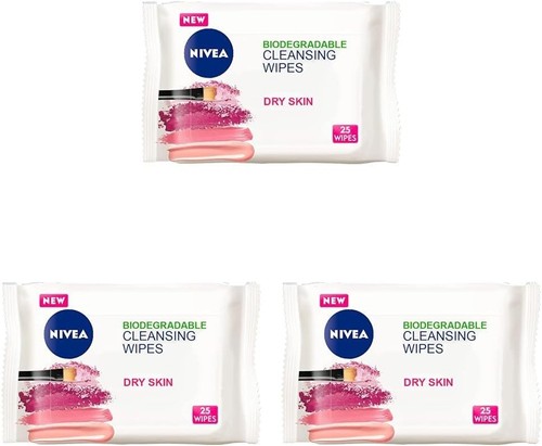 Nivea cleansing wipes - nivea, 3-in-1