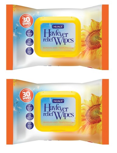 Hayfever wipes allergy - hayfever, face