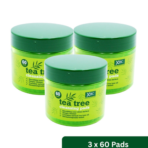 Tea tree cleansing pads 3x60 - tea,