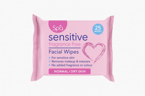 Spa sensitive facial wipes - sensitive,