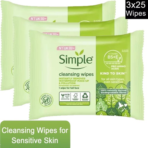 Simple facial cleansing - simple, wipes