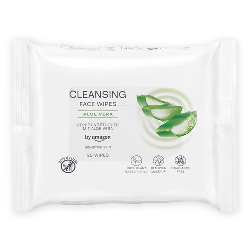 Face cleansing wipes with aloe - wipes,