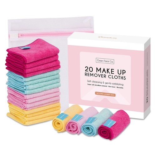 Green face microfibre - face, co