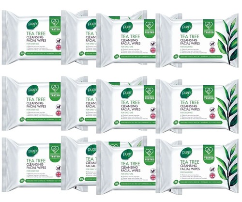 Pack face wipes in 1 - 12, 3
